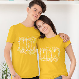 Niedliche Mutter für immer l Weiße Grafik und Blum T-Shirt