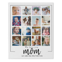 niedliche Mütter Tagesgeschenk Foto Collage