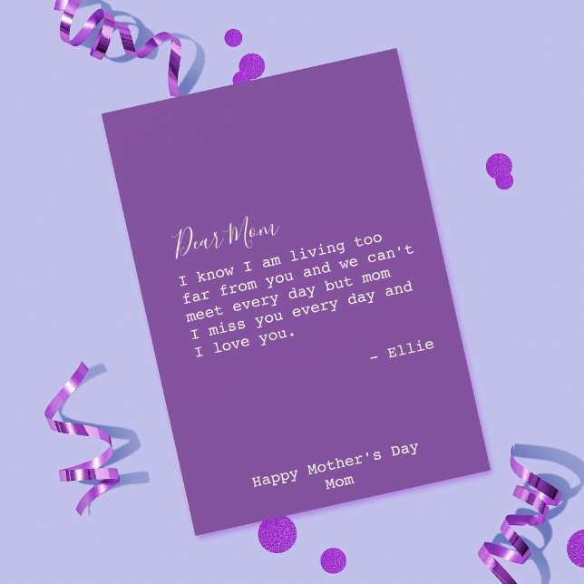 Niedliche Mütter vermisst Karte (Von Creator hochgeladen)