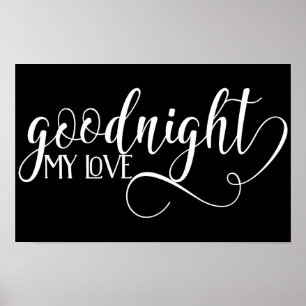 Niedliche Nacht Meine Liebe Poster