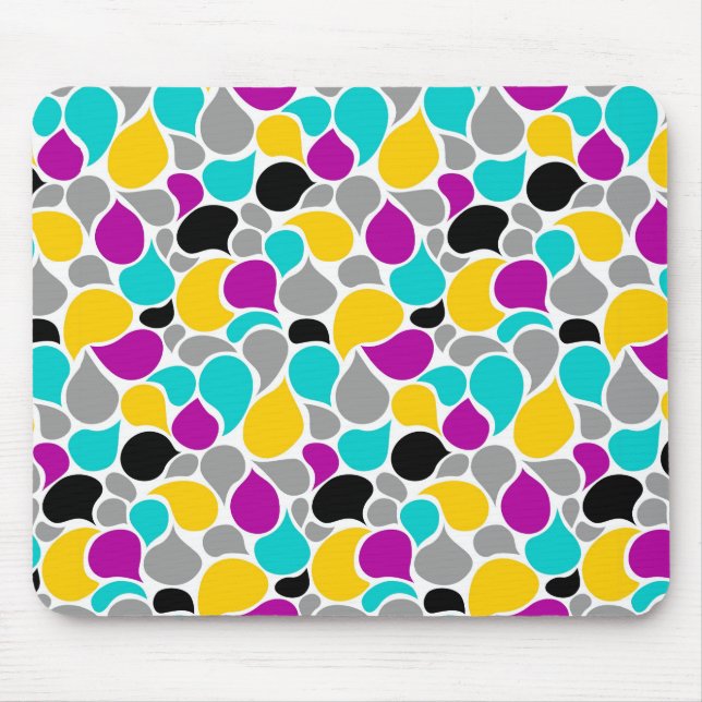 Niedliche, nahtlose Muster Mousepad (Vorne)