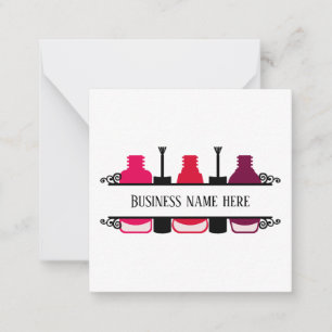 Niedliche Nail-Technologie für jeden Zweck Note Ca Mitteilungskarte