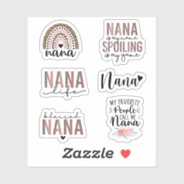 Niedliche Nana, Geschenk für Oma, Großmutter-Gesch Aufkleber