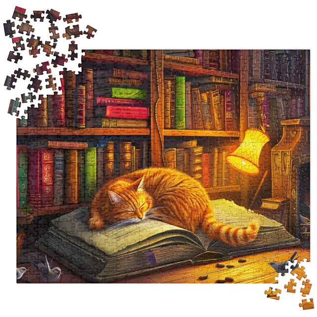 Niedliche Napping Kitty Puzzles für Erwachsene 500 (Von Creator hochgeladen)