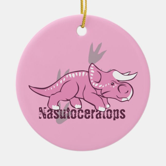 Niedliche Nasutoceratops Keramik Ornament (Vorne)