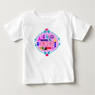 😻 🐾 ↷ Niedliche Naughty Cat Family Sporty & Styl Baby T-shirt