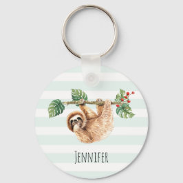 Niedliche Neigung im Wasser nach unten Schlüsselanhänger