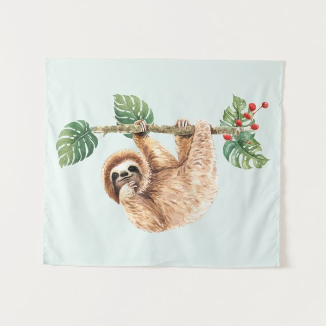 Niedliche Neigung im Wasser nach unten Wandteppich (Vorderseite (Horizontal))