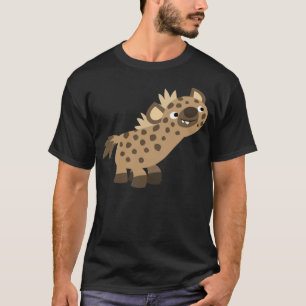 Niedliche Neugierige Cartoon Hyena T - Shirt