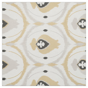 Niedliche neutrale, grau-beige Kat-Stammmuster Stoff