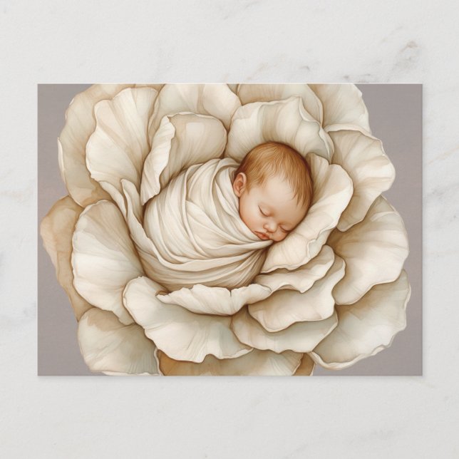 Niedliche neutrale Postkarte (Vorderseite)