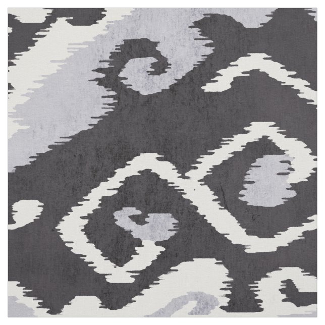 Niedliche neutrale schwarz-graue Tribal-Muster Stoff (Muster)