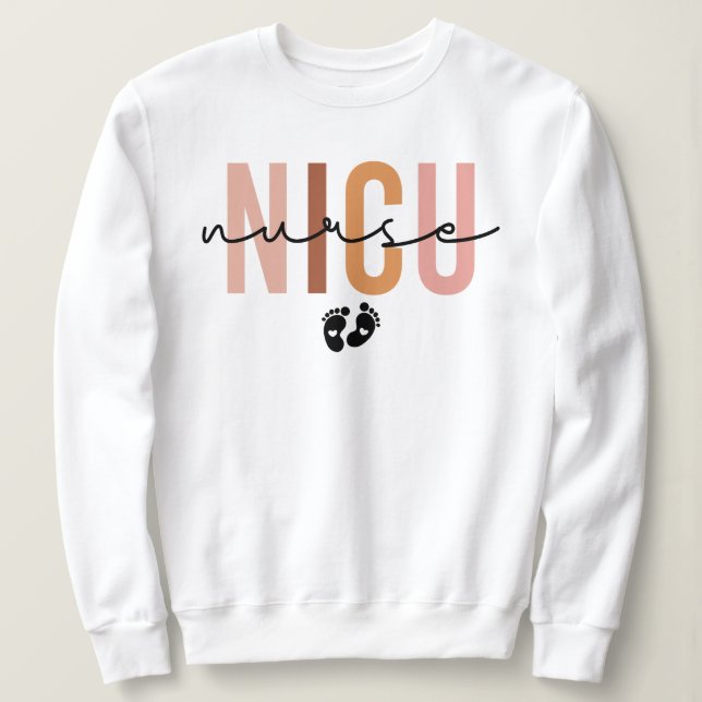 Niedliche nicu-Krankenpflege, Geschenk für NICU-Kr Sweatshirt (Design vorne)