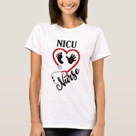 Niedliche NICU Nurse Wortart T-Shirt