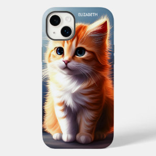 Niedliche Niedliche Katze Rostig Fantasy Vintage N Case-Mate iPhone 14 Plus Hülle