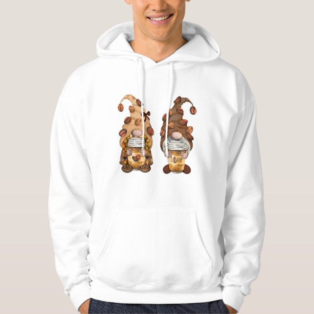 Niedliche Nomaden Kaffee Funny Coffeine Männer Fra Hoodie (Vorderseite)