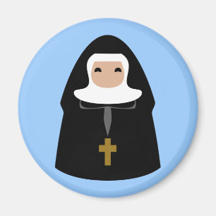 Niedliche Nonnen Magnet