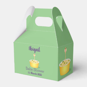 Niedliche Nudeln Schlange Cartoon Illustration Spa Geschenkschachtel