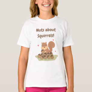 Niedliche Nüsse über Eichhörnchen Funny T-Shirt