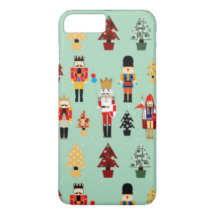 Niedliche Nussknacker und Weihnachtsbäume Case-Mate iPhone Hülle