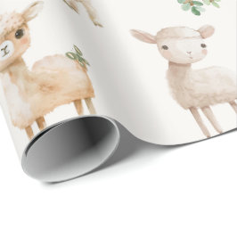 Niedliche Nutztiere Geschenkpapier