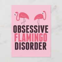 Niedliche obsessive Flamingo-Störung
