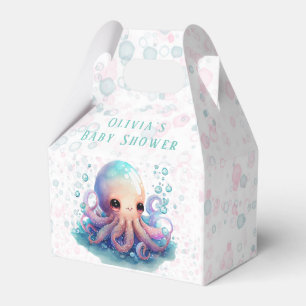 Niedliche Octopus Babydusche Geschenkschachtel