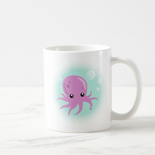 Niedliche Octopus-Kaffee-Tasse Kaffeetasse (Rechts)