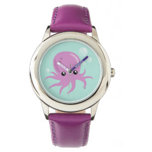 Niedliche Octopus-Uhr Armbanduhr