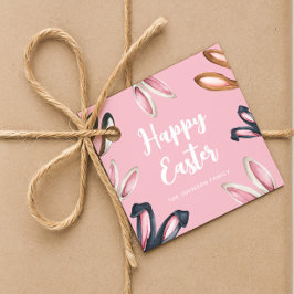 Niedliche Ohren glücklich Ostern Geschenkanhänger