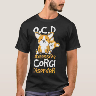Niedliche okzessive Corgi-Störung Hunde Welpen P T-Shirt