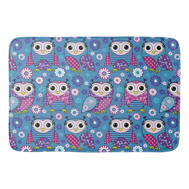 Niedliche Öle und Blume Badematte (Vorderseite)