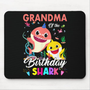 Niedliche Oma des Geburtstagskinder-Mädchens Mousepad