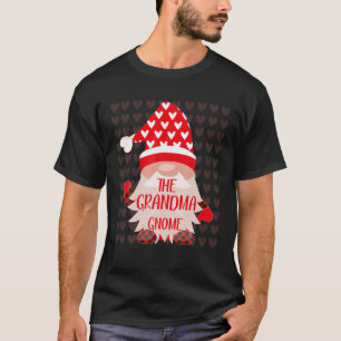 Niedliche Oma Gnome Familie, die zum Valentinstag T-Shirt