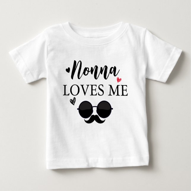 Niedliche Oma Nonna Lieben Baby T-shirt (Vorderseite)