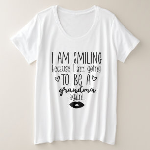 Niedliche Oma Wortart Große Größe T-Shirt