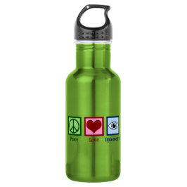 Niedliche Optometrische Liebe Optometrie Edelstahlflasche