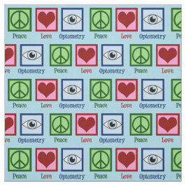 Niedliche Optometrische Liebe Optometrie Stoff
