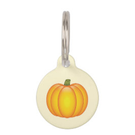 Niedliche Orange Cartoon Fall Pumpkin und Haustier Tiermarke