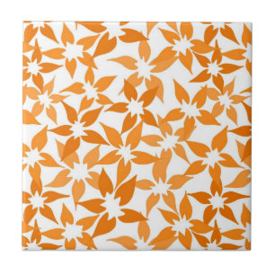 Niedliche Orangefarbene Tile Fliese