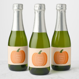 Niedliche Orangengeschlechtsneutrale Pumpkindusche