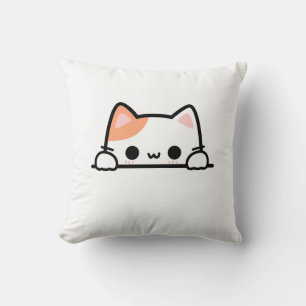 Niedliche Orangenkatze Kissen