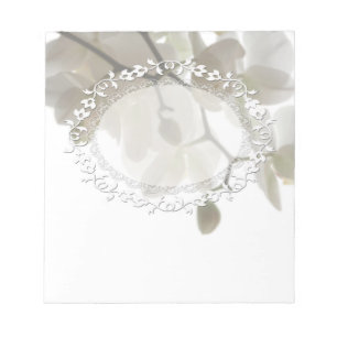 Niedliche Orchideen Notizblock