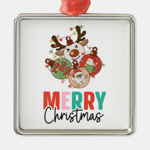 Niedliche Ornamente - Frohe Weihnachten