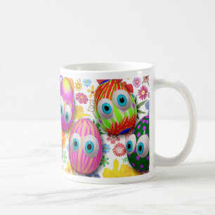 Niedliche Ostereier Cartoon Tasse
