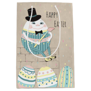 Niedliche Ostereier & Humpty Dumpty Mittlere Geschenktüte