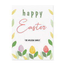 Niedliche Ostereier Wasserfarbe