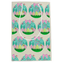 Niedliche Ostereierjagd und farbenfrohe Schmetterl