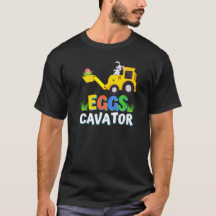 Niedliche Ostereijagd für Kleinkinder Bagger Klein T-Shirt