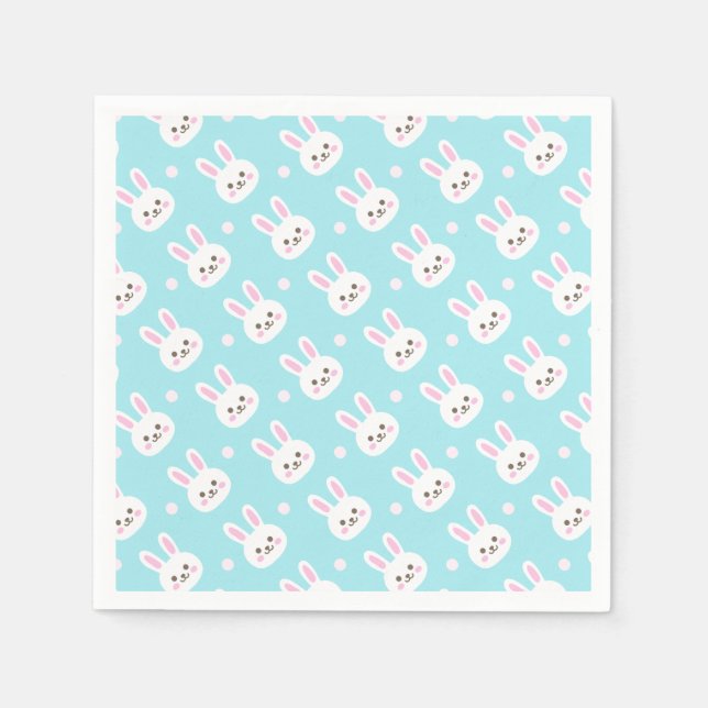 Niedliche Osterfeiertage | Paper Napkin Serviette (Vorderseite)